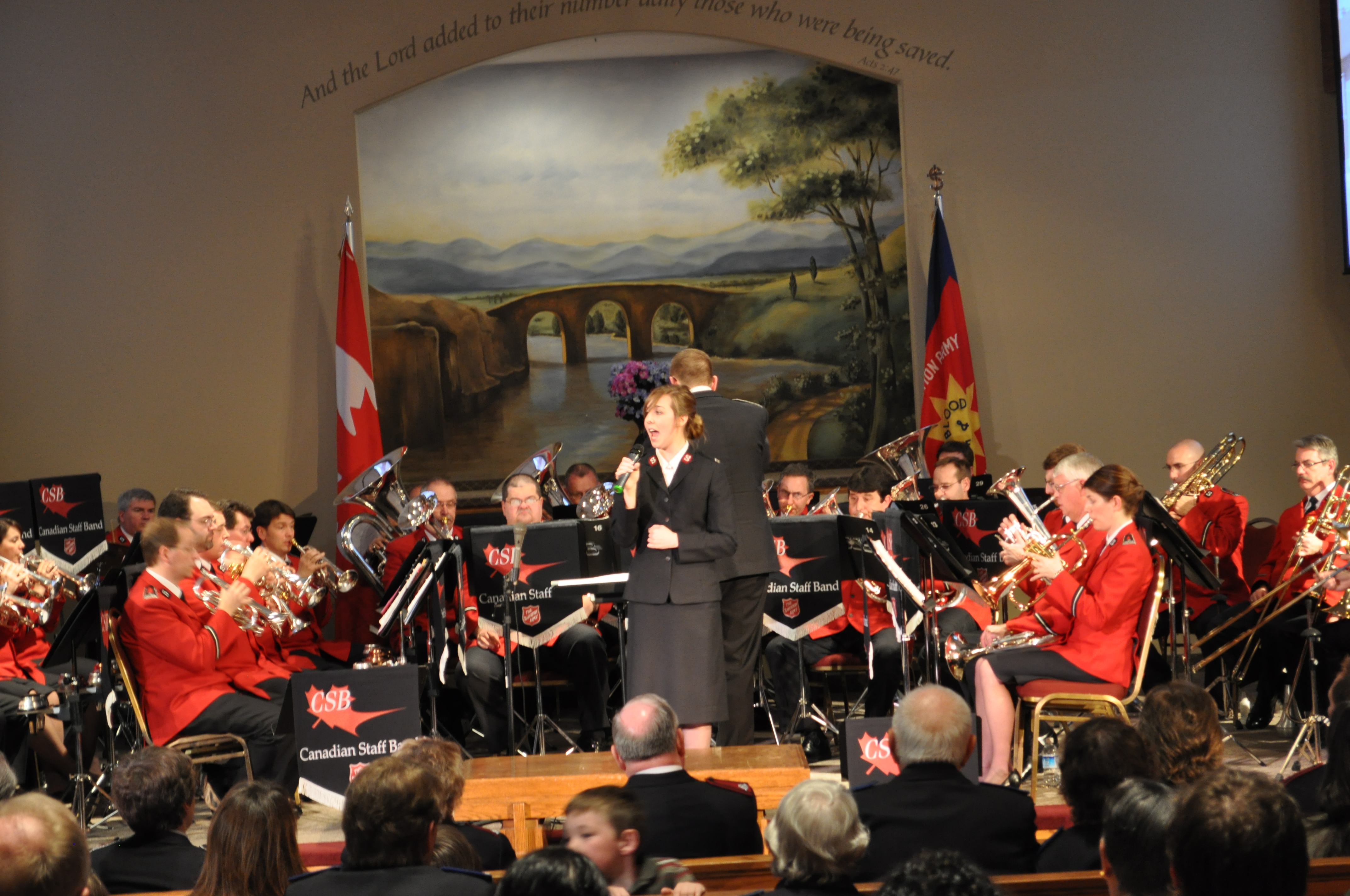 Melissa Cory with CSB