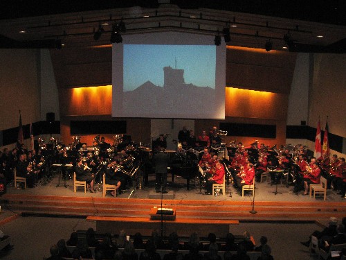 Massed bands play Songs of Newfoundland